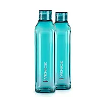 CELLO Venice Plastic Water Bottle, 1 Litre, Set of 2, Green-thumb3