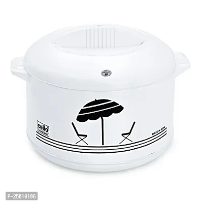 Cello Chef Plastic Casserole, 1.5 Litres, White-thumb3