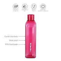 Cello Venice Plastic Water Bottle, 1 Litre, Set of 3, Pink-thumb2