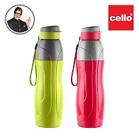 CELLO Puro Plastic Sports 600 Insulated Water Bottle, 520ml | Set of 2 | Assorted-thumb3