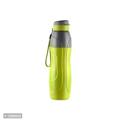 Cello Puro Sports Plastic Easy Carry Ergonomic Insulated Water Bottle for Gym, Swimming, Running/Leak Proof, BPA Free Reusable Drinking Container, Wide Mouth with Easy Flip Top Cap (900 ml, Green)-thumb0