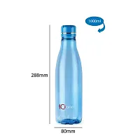 Cello H2O Ozone Premium Edition Plastic(PET) Water Bottle , 1000ml, Set of 4, Assorted-thumb4