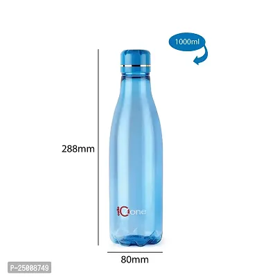 Cello H2O Ozone Premium Edition Plastic(PET) Water Bottle , 1000ml, Set of 4, Assorted-thumb5