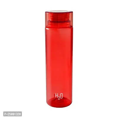 Cello Plastic H2O Unbreakable Premium Edition Bottle, 1 L, Red - Set of 3-thumb2