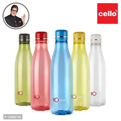 Cello H2O Ozone Premium Edition Plastic(PET) Water Bottle , 1000ml, Set of 4, Assorted-thumb2