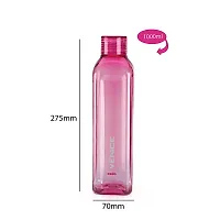 Cello Venice Plastic Water Bottle, 1 Litre, Set of 3, Pink-thumb1