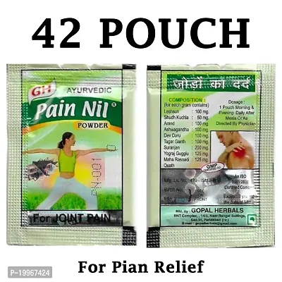 42 Pouches Gopal Herbals Pain Nil Powder Joint Pain