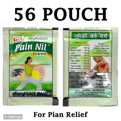 56 Pouches Gopal Herbals Pain Nil Powder Joint Pain