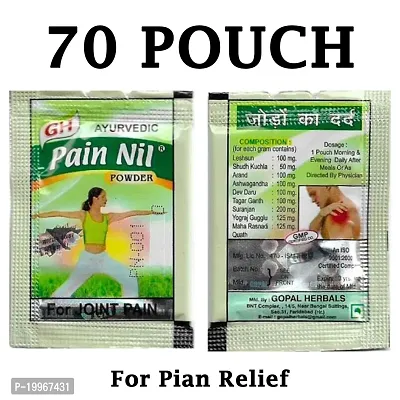 70 Pouches Gopal Herbals Pain Nil Powder Joint Pain