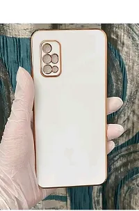 Vivo v17 Luxury 6d electroplated Chrome Protective Soft TPU Back Cover case-white-thumb1