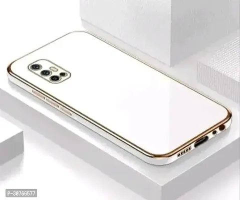 Vivo v17 Luxury 6d electroplated Chrome Protective Soft TPU Back Cover case-white-thumb3