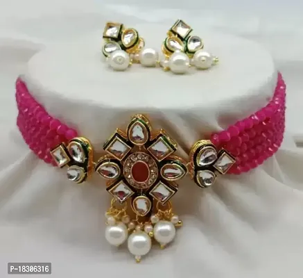 Stylish Fancy Designer Pearl Jewellery Set For Women