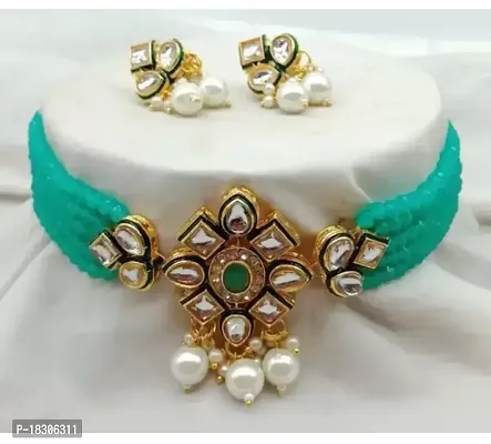 Stylish Fancy Designer Pearl Jewellery Set For Women