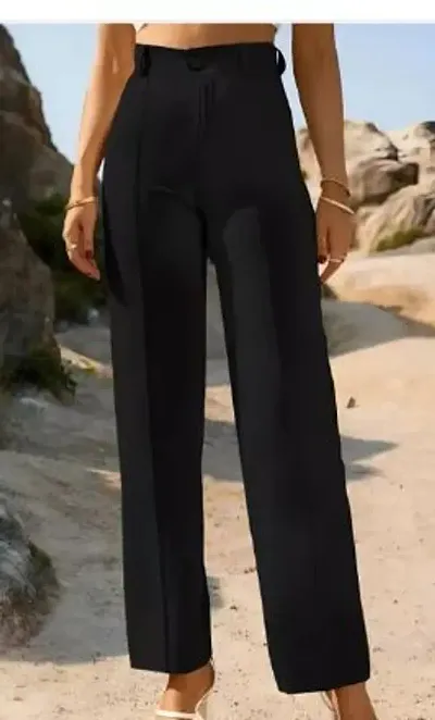 Mid-Rise Trousers Combo For Women