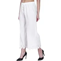 Trendy Straight Fit Poly Cotton Palazzo for Women-thumb3