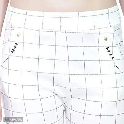Trendy Check Pant for Women and Girl-thumb3