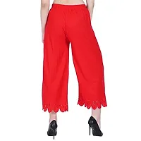 Trendy Straight Fit Poly Cotton Palazzo for Women-thumb1