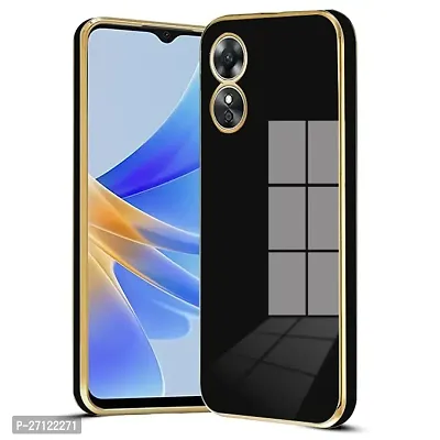 A+ 6D CHROME COVER FOR OPPO A17 BLACK-thumb0