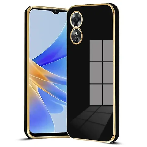 A+ 6D CHROME COVER FOR OPPO A17 BLACK