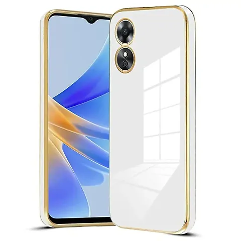 A+ 6D CHROME COVER FOR OPPO A17 WHITE