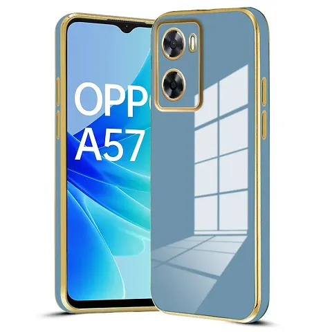 A+ 6D CHROME COVER FOR OPPO A57 NAVY BLUE