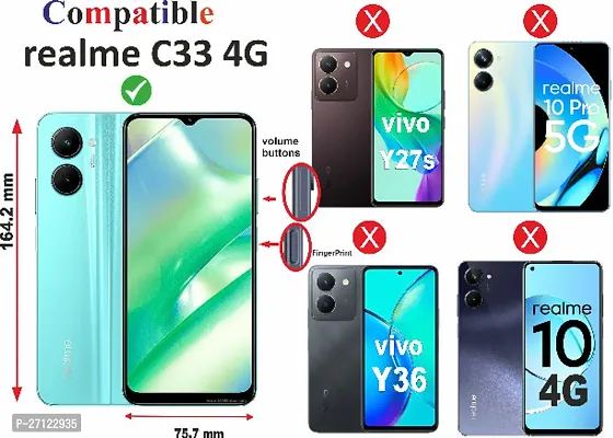 A+ 6D CHROME COVER FOR REALME C33-thumb4