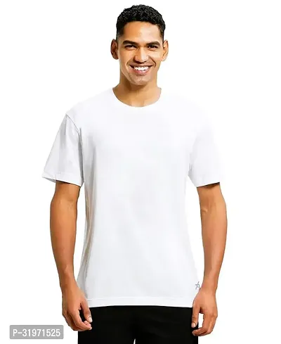 Trendy Stylish Polyester Round Neck Tees for Men-thumb0