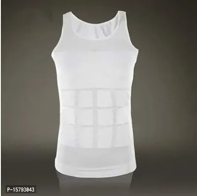 Bstar Slimming Tummy Tucker Lift Body Shaper Vest/Men's Undershirt Vest X Large Size White-thumb3