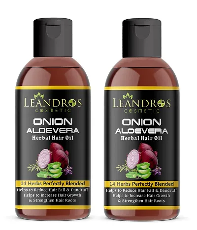 Leandros Onion Hair Oil Combo Pack Of 2