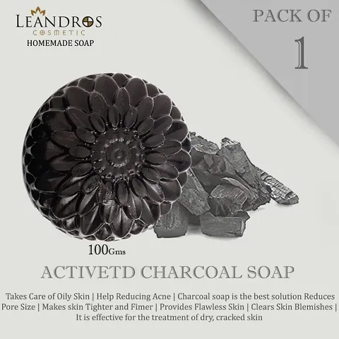 Handmade Activated charcoal Soap 100 GMS