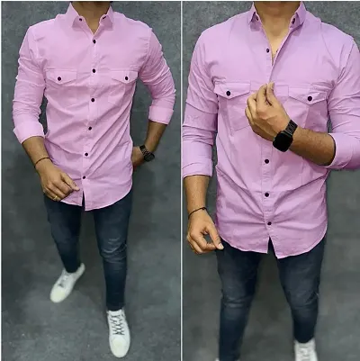 Comfortable Cotton Long Sleeves Casual Shirt 