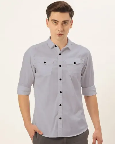 Comfortable Cotton Long Sleeves Casual Shirt 