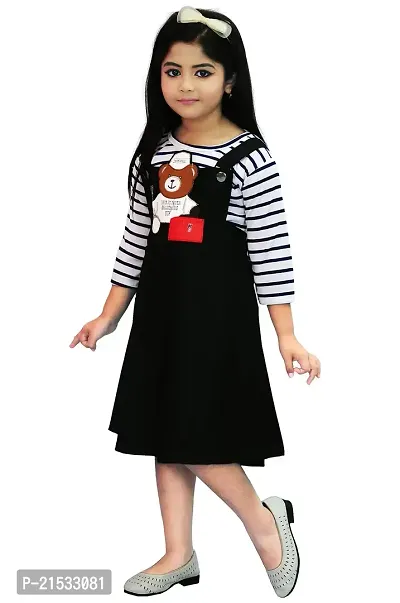 A K DEZINES Cute Stylus Girls Frocks  Dresses Black-thumb2