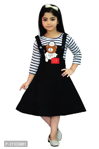 A K DEZINES Cute Stylus Girls Frocks  Dresses Black-thumb0