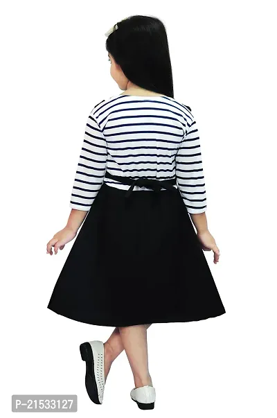 A K DEZINES Cute Stylus Girls Frocks  Dresses Black-thumb4