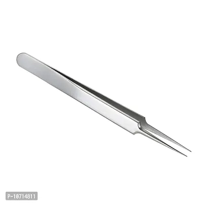 Beadsnfashion Stainless Steel Straight Tweezer-thumb0