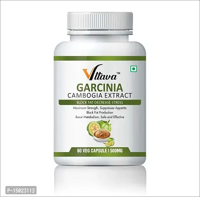 Vltava Garcinia Cambogia Extract Capsules Fat Burner and Weight Loss Products for Men and Women - 60 Capsules-thumb3