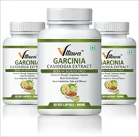 Vltava Garcinia cambogia 60 (Capsules) appite suppressant and weight loss for men  women with natural garcinia cambogia extract-thumb2