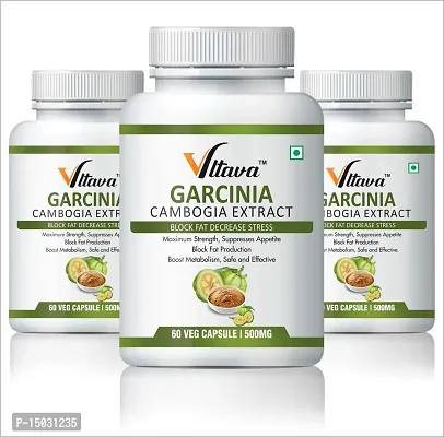 Vltava Garcinia cambogia 60 (Capsules) appite suppressant and weight loss for men  women with natural garcinia cambogia extract-thumb3