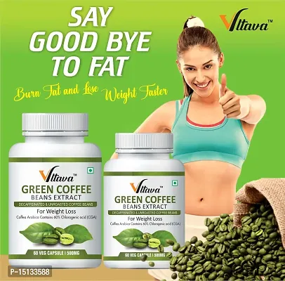 VLTAVA Green Coffee For Weight Loss and Improve Immunity, Reduce body fat, Detoxify body and liver, Weight loss  Immunity Booster 100% Ayurvedic