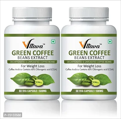 VLTAVA Green Coffee For Weight Loss and Improve Immunity, Reduce body fat, Detoxify body and liver, Weight loss  Immunity Booster 100% Ayurvedic-thumb2