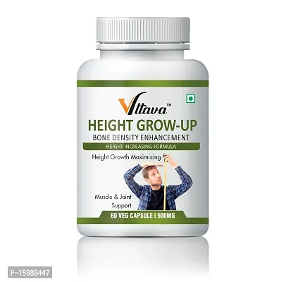 VLTAVA Height GROW-UP Herbal Capsule Body Growth Height Increasing Booster 100%   Ayurvedic Capsule For Boys and Girls-thumb3