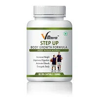 VLTAVA Step Up Body Growth Formula Height Improvement Herbal Capsules 100% Ayurvedic (60   Capsule)-thumb1