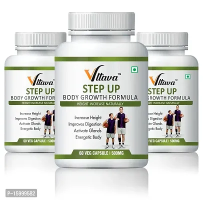 VLTAVA Step Up | Height Increase | Height Growth | Help ways to increase height | Increase your Height | Nutrition for height growth |(Pack of 3 )-thumb2