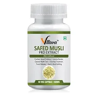 VLTAVA Safed Musli for Strength,Energy and Vitality in Men  Women - 60 Capsules-thumb1