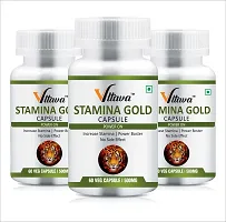 VLTAVA Stamina Gold Capsules - Energy Stamina  Power Capsule For Men  Women-thumb1