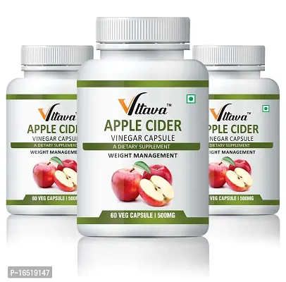 Apple Cider Vinegar Supplement for Weight Management, Metabolism, Detox, Gut Cleanse    Healthy Digestion, Plant Based-thumb2