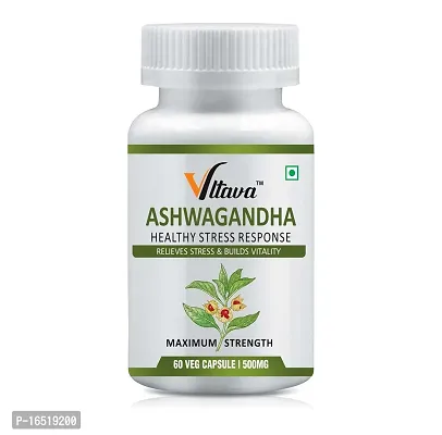 Ashwagandha Extract (500 mg),Improves Muscles Strength, Energy and Immunity Booster, 60   Ashwagandha Capsules-thumb2