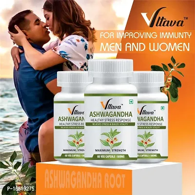 Ashwagandha 500Mg | Boost Energy, Strength, Stamina | Helps Anxiety  Stress Relief For   Men  Women