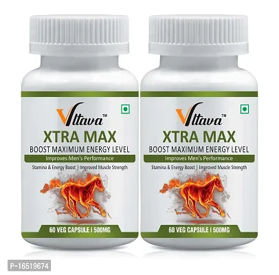 VLTAVA Xtra Max Capsules for Men | Natural Supplement for Energy And   Stamina,Strength,Power And General Wellness |-thumb3